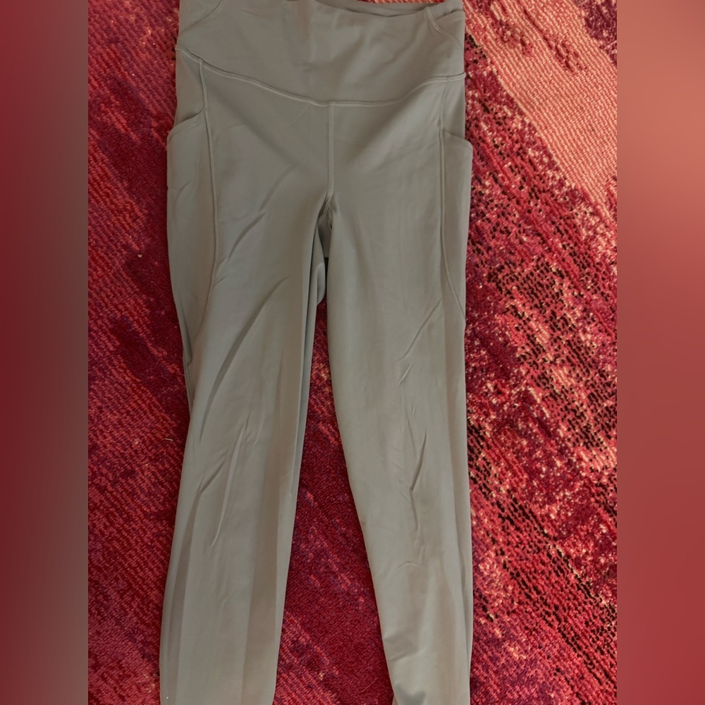 Women's High-Waisted Gray Pants